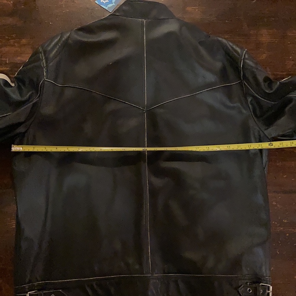 Leather motorcycle jacket - Picture 7 of 10